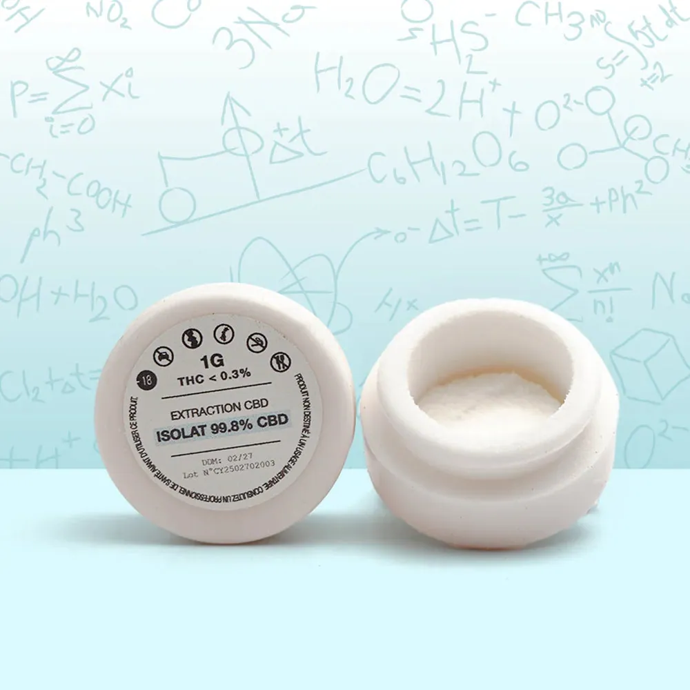 Quelles différences entre le distillat CBD et l'isolat CBD ? — illustration