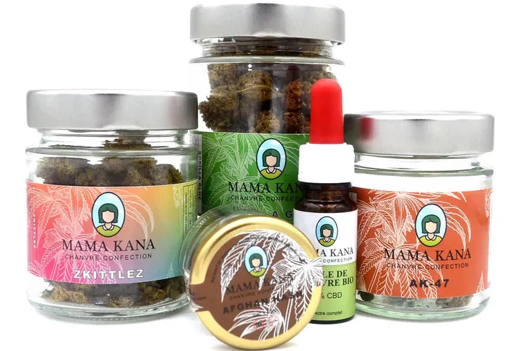 fleurs et extraction CBD