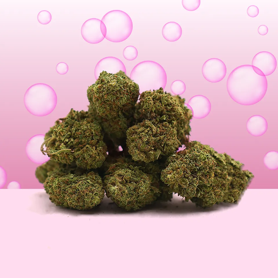 Bubba Kush — fleur de CBD greenhouse — vue principale