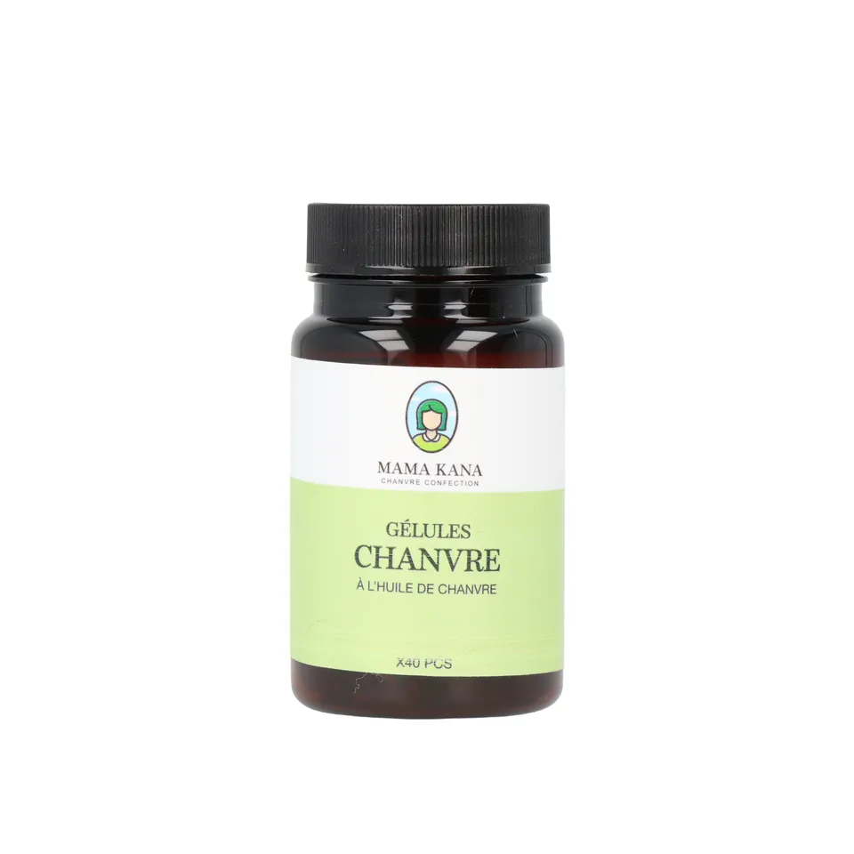 Gélules Chanvre - Huile de Chanvre 🧴 — comestible au CBD — vue principale