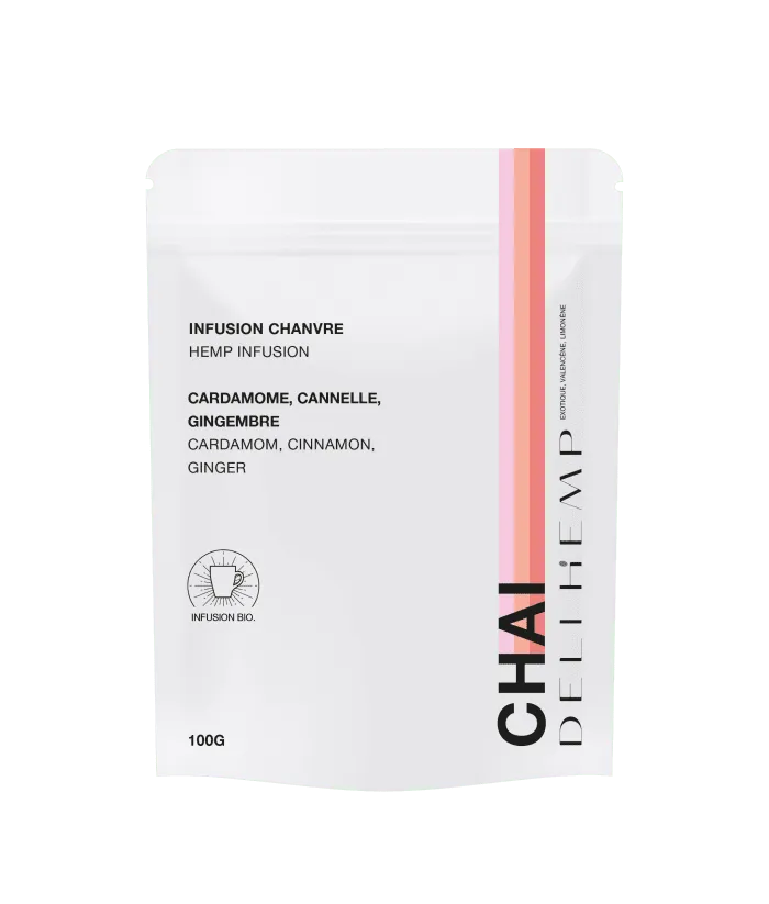 Infusion Chanvre - Thé Chai Bio 🌿 — comestible au CBD — vue principale