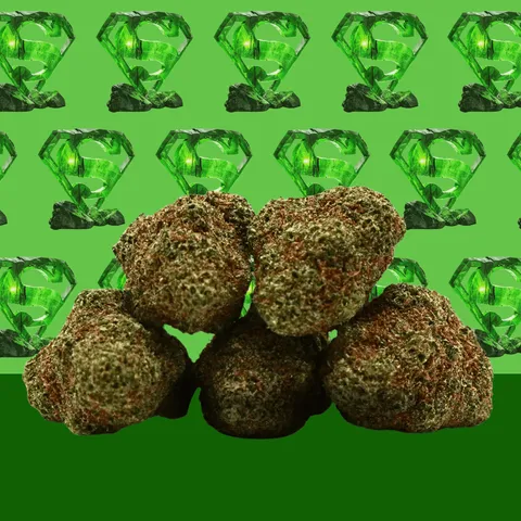 Kryptonite — fleur de CBD hydroponique — vue principale