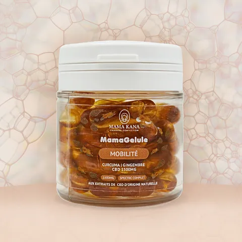 Gélule CBD 1500mg- Mobilité 🏃 — comestible au CBD — vue principale