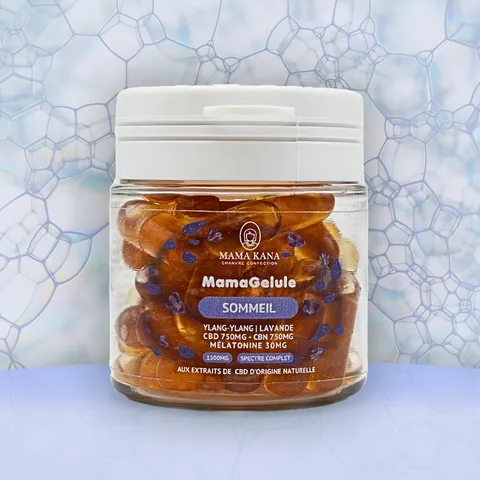 Gélule CBD 1500mg + Mélatonine - Sommeil 💤 — comestible au CBD — vue principale