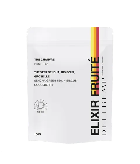Thé au Chanvre - Elixir Fruité 🍇 — comestible au CBD — vue principale