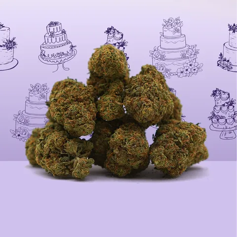 Wedding Cake — fleur de CBD indoor — vue principale